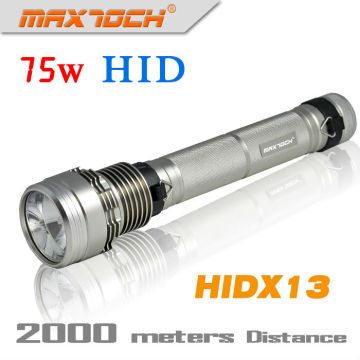 Maxtoch HIDX13 couleurs 75w Flash torche lumière longue portée